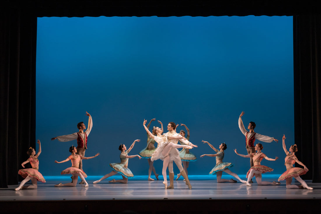 Students of The Australian Ballet School on stage at Arts Centre Melbourne
